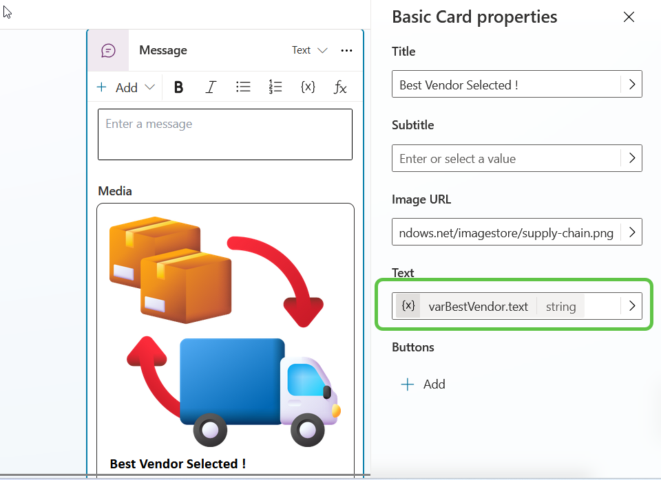 Best Vendor Output